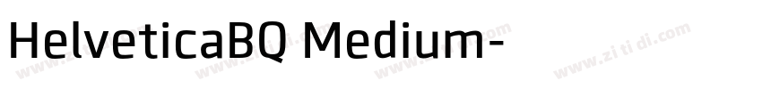 HelveticaBQ Medium字体转换